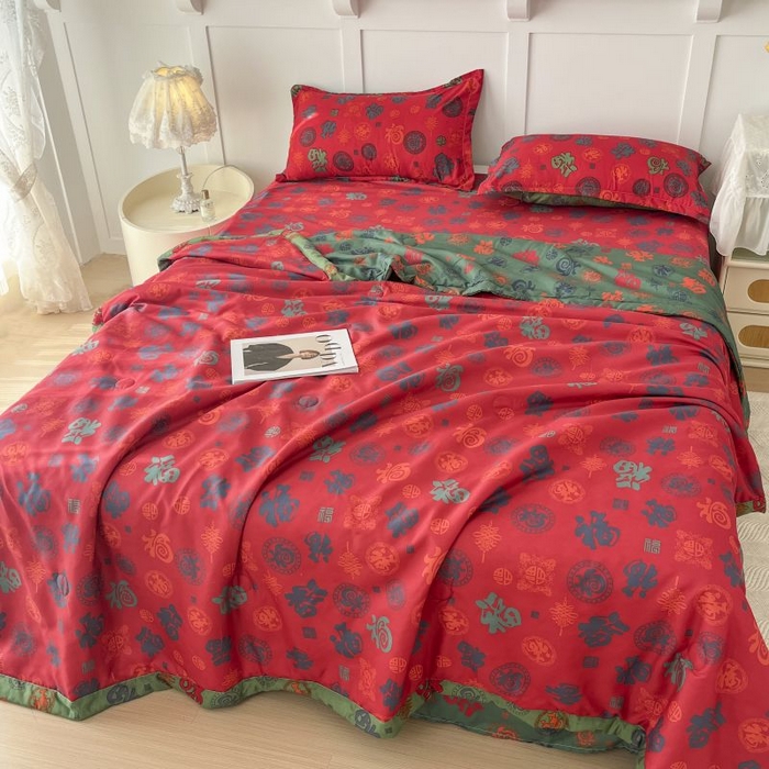 91家纺网 家纺一手货源 找家纺 （总）美尔惠家纺 2025新款母婴级直播热款超柔冬被被子被芯-方格系列