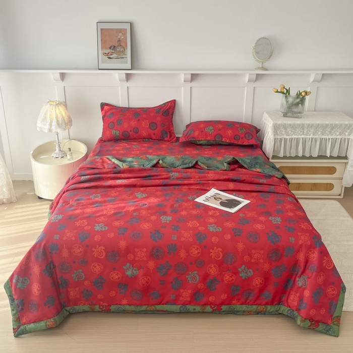 91家纺网 家纺一手货源 找家纺 （总）美尔惠家纺 2025新款亲肤超柔百福被夏凉被空调被妈妈百福被老人百福被婆婆百福被百福被子