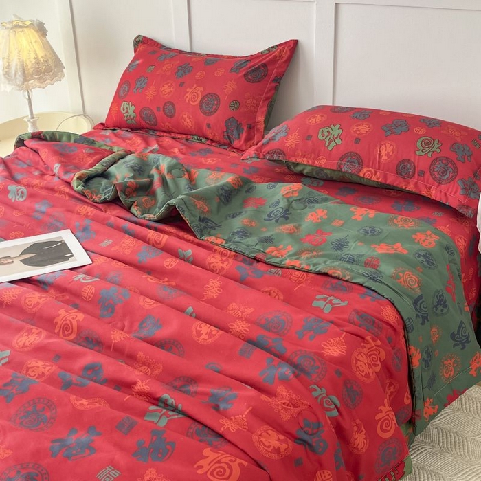 91家纺网 家纺一手货源 找家纺 （总）美尔惠家纺 2025新款亲肤超柔百福被夏凉被空调被妈妈百福被老人百福被婆婆百福被百福被子