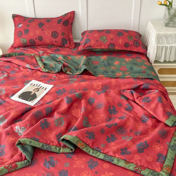 91家纺网 家纺一手货源 找家纺 （总）美尔惠家纺 2025新款亲肤超柔百福被夏凉被空调被妈妈百福被老人百福被婆婆百福被百福被子