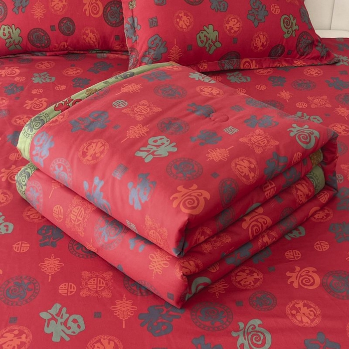 91家纺网 家纺一手货源 找家纺 美尔惠家纺 2025新款亲肤超柔百福被夏凉被空调被妈妈百福被老人百福被婆婆百福被百福被子 百福被