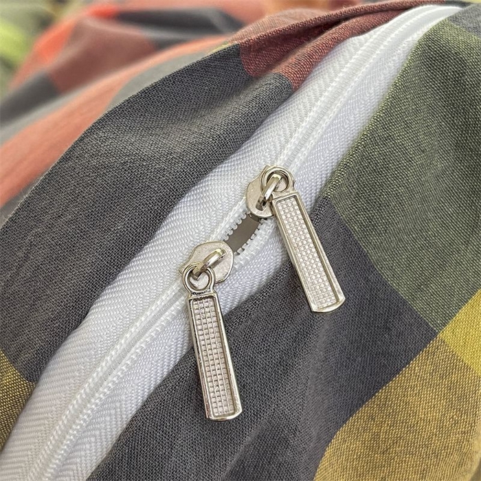 91家纺网 家纺一手货源 找家纺 美尔惠家纺 2025直播热款无印风色织水洗四件套简约格子款学生宿舍三件套床单款 牛油果双拼