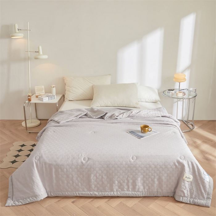 91家纺网 家纺一手货源 找家纺 （总）美尔惠家纺 2025新款凉感舒适A类华夫格夏被单夏被被子被芯