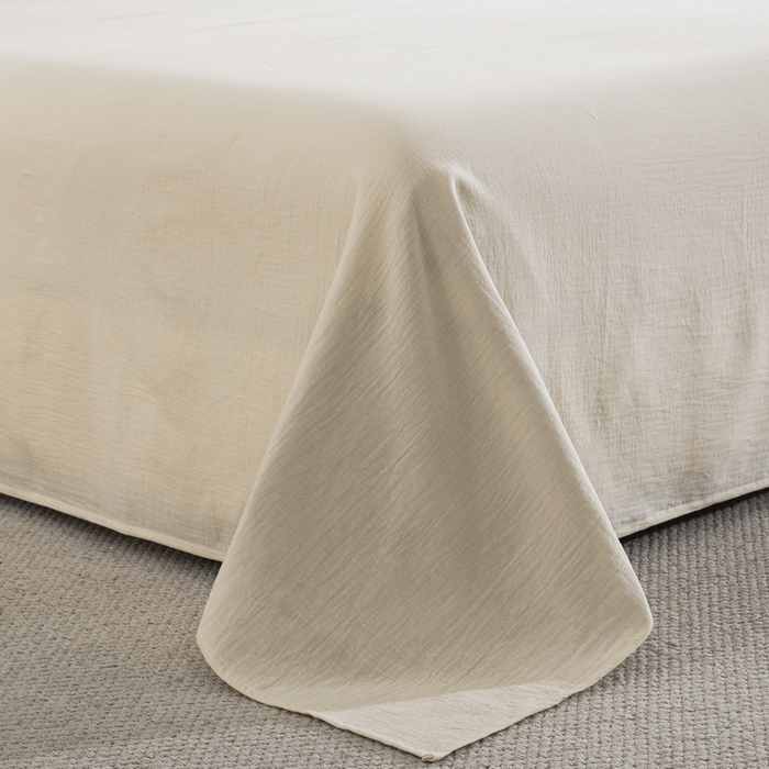 91家纺网 家纺一手货源 找家纺 （总）鲁爱家纺供货2025新款简易款棉麻四件套（纯跑量）