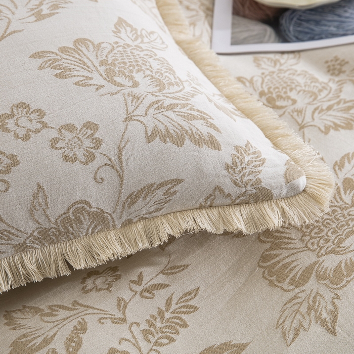 91家纺网 家纺一手货源 找家纺 （总）鲁爱家纺供货2025新款简易款棉麻四件套（纯跑量）