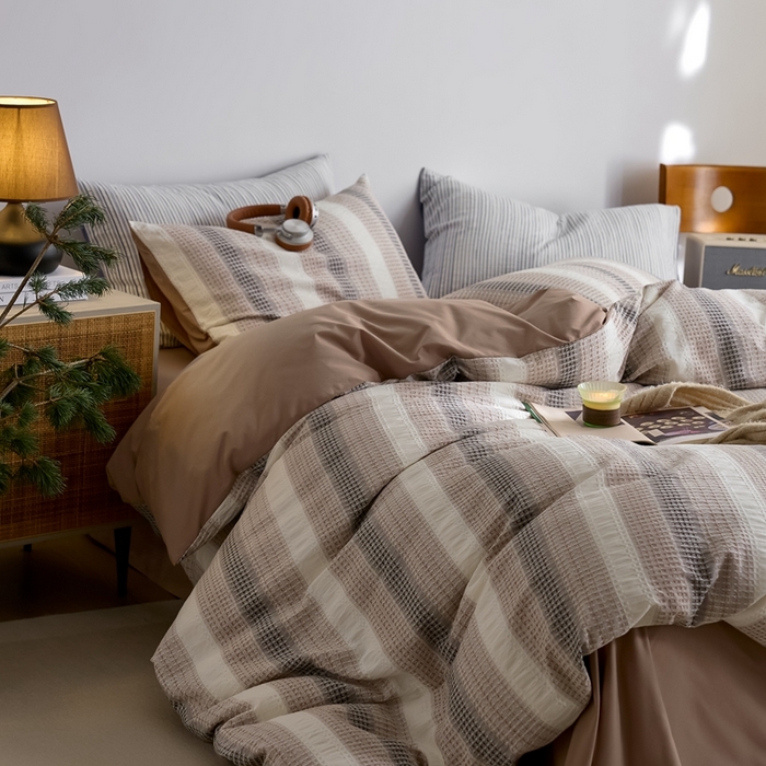 91家纺网 家纺一手货源 找家纺 （总）涞澳家纺 2025新款全棉色织四件套