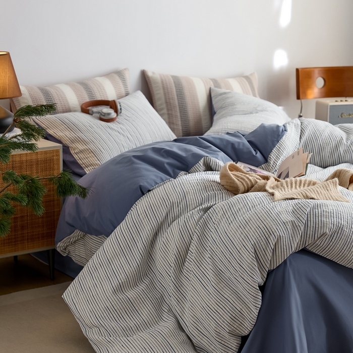 91家纺网 家纺一手货源 找家纺 （总）涞澳家纺 2025新款全棉色织四件套