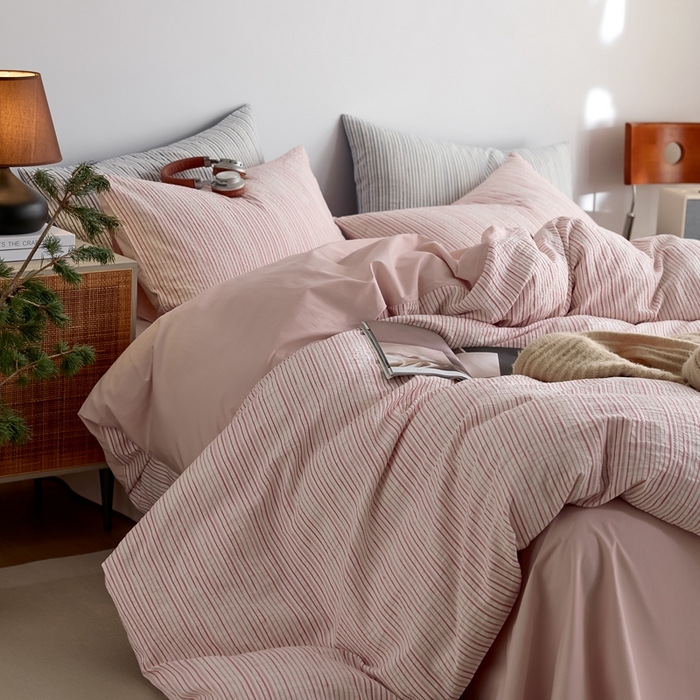 91家纺网 家纺一手货源 找家纺 （总）涞澳家纺 2025新款全棉色织四件套