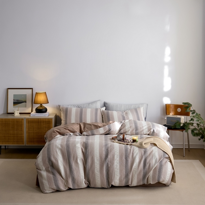 91家纺网 家纺一手货源 找家纺 （总）涞澳家纺 2025新款全棉色织四件套