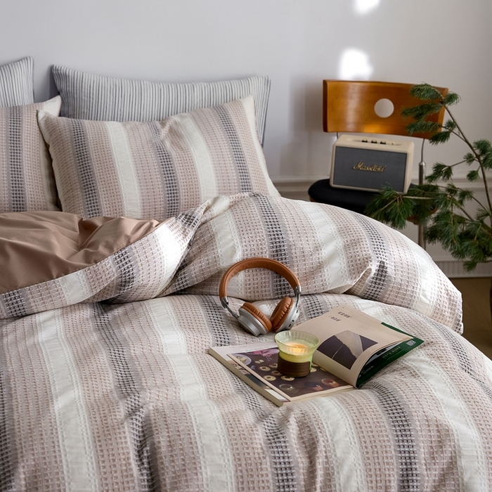 91家纺网 家纺一手货源 找家纺 （总）涞澳家纺 2025新款全棉色织四件套