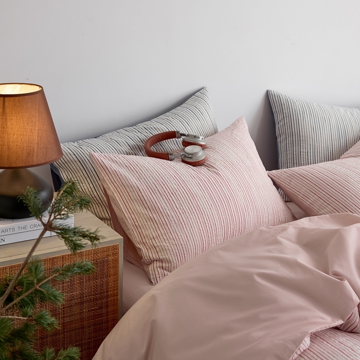 91家纺网 家纺一手货源 找家纺 涞澳家纺 2025新款全棉色织四件套 颜夕