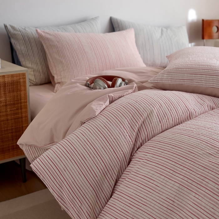 91家纺网 家纺一手货源 找家纺 涞澳家纺 2025新款全棉色织四件套 颜夕