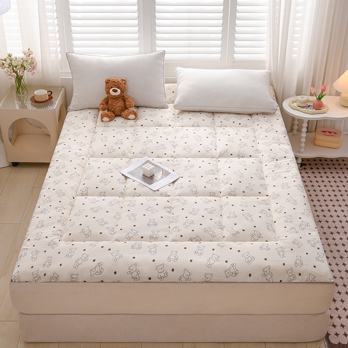 91家纺网 家纺一手货源 找家纺 富威堡家纺 2025新款新疆棉花床垫子被褥床褥软垫家用榻榻米垫学生宿舍单人床护垫垫褥 小熊博士