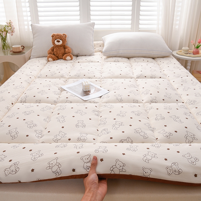 91家纺网 家纺一手货源 找家纺 富威堡家纺 2025新款新疆棉花床垫子被褥床褥软垫家用榻榻米垫学生宿舍单人床护垫垫褥 小熊博士