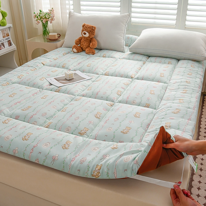 富威堡家纺 2025新款新疆棉花床垫子被褥床褥软垫家用榻榻米垫学生宿舍单人床护垫垫褥 礼物小熊