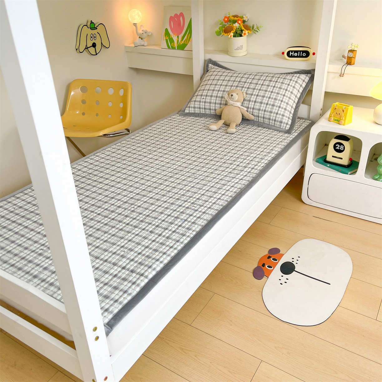 91家纺网 家纺一手货源 找家纺 （总）恒爱家纺 2025新款学生季全棉宝宝绒双面款床护垫