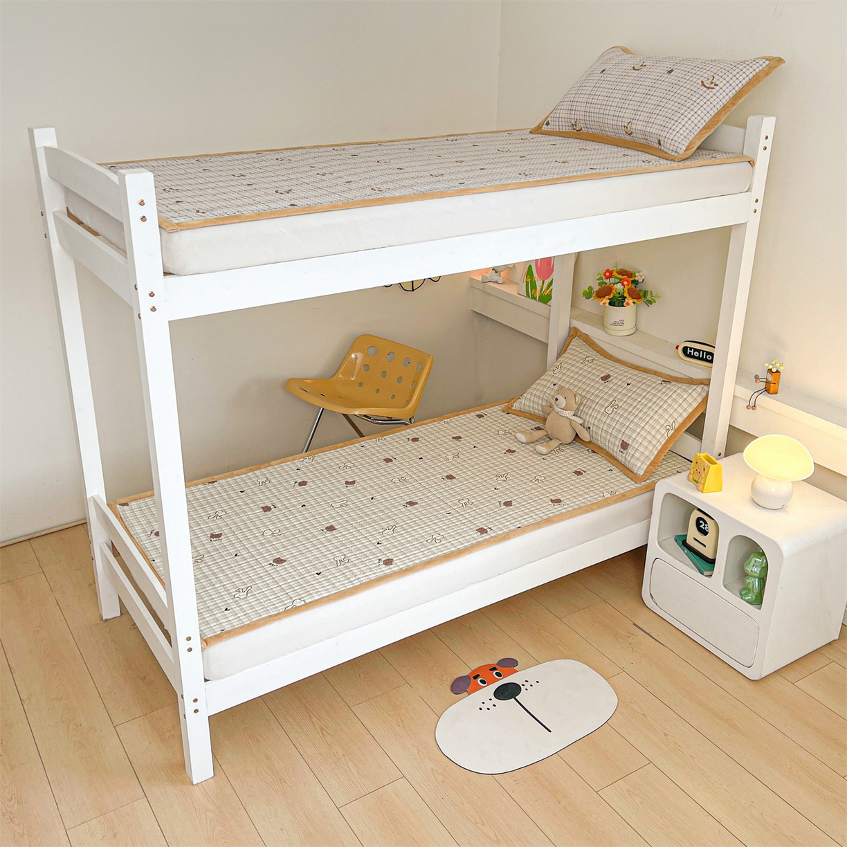 91家纺网 家纺一手货源 找家纺 恒爱家纺 2025新款学生季全棉宝宝绒双面款床护垫 安睡宝