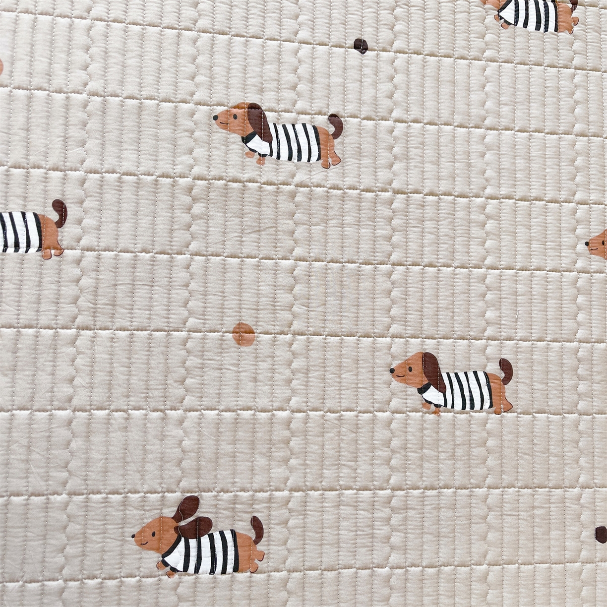 91家纺网 家纺一手货源 找家纺 恒爱家纺 2025新款学生季全棉宝宝绒双面款床护垫 斑马狗