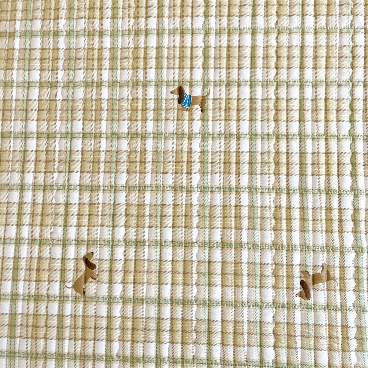 91家纺网 家纺一手货源 找家纺 恒爱家纺 2025新款学生季全棉宝宝绒双面款床护垫 拉拉狗