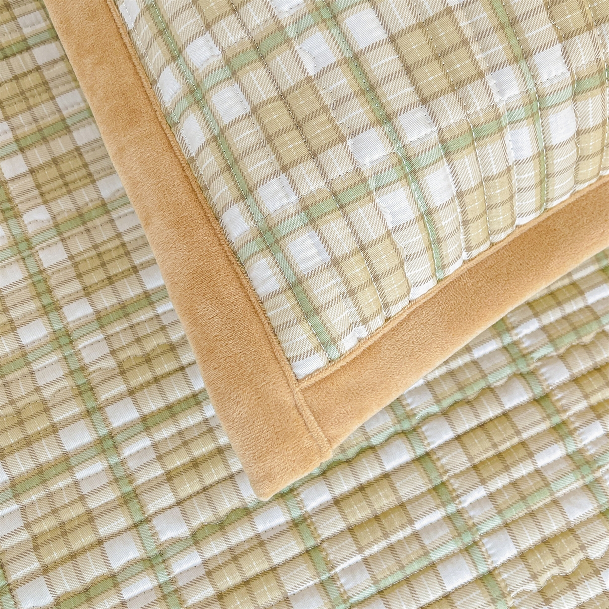 91家纺网 家纺一手货源 找家纺 恒爱家纺 2025新款学生季全棉宝宝绒双面款床护垫 拉拉狗