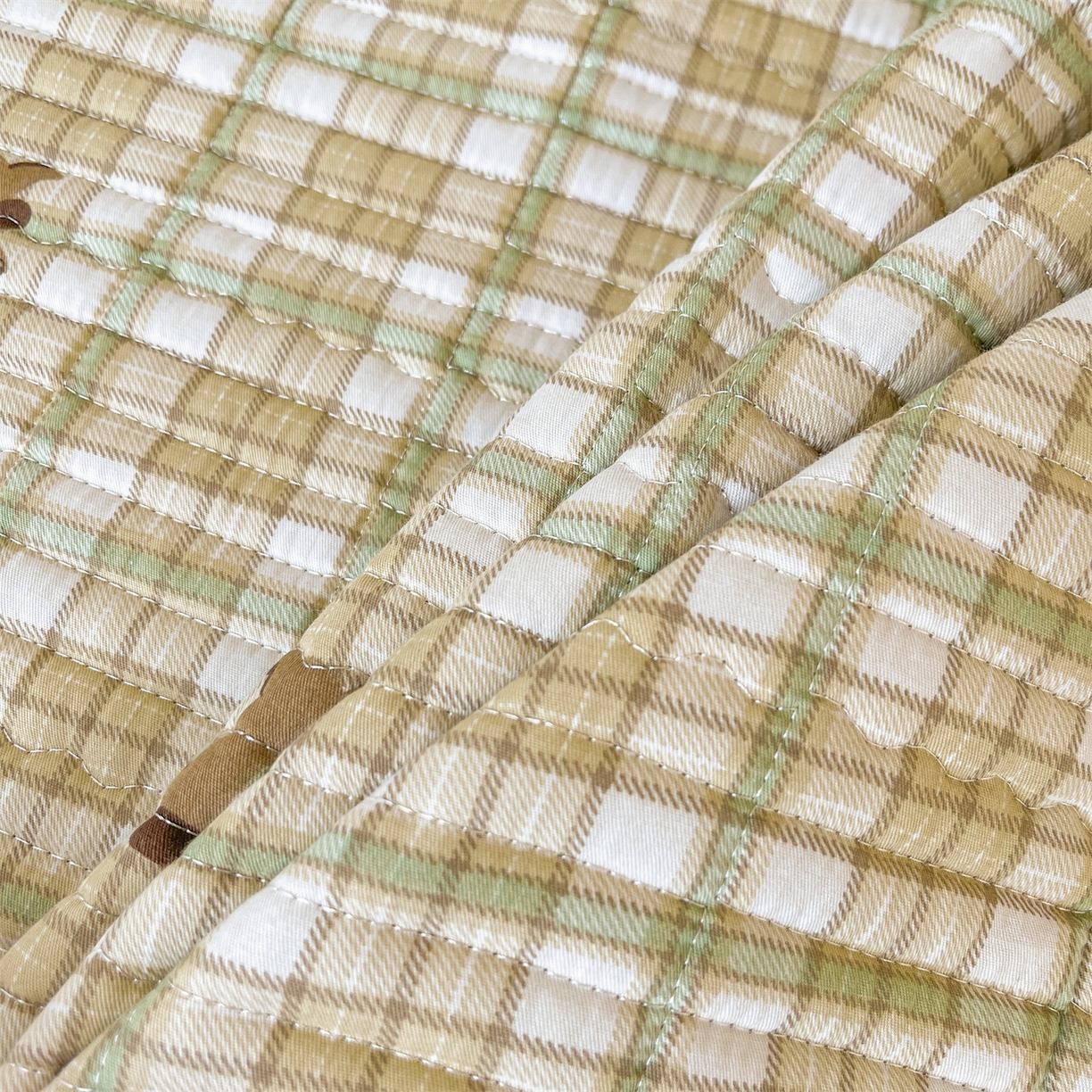 91家纺网 家纺一手货源 找家纺 恒爱家纺 2025新款学生季全棉宝宝绒双面款床护垫 拉拉狗