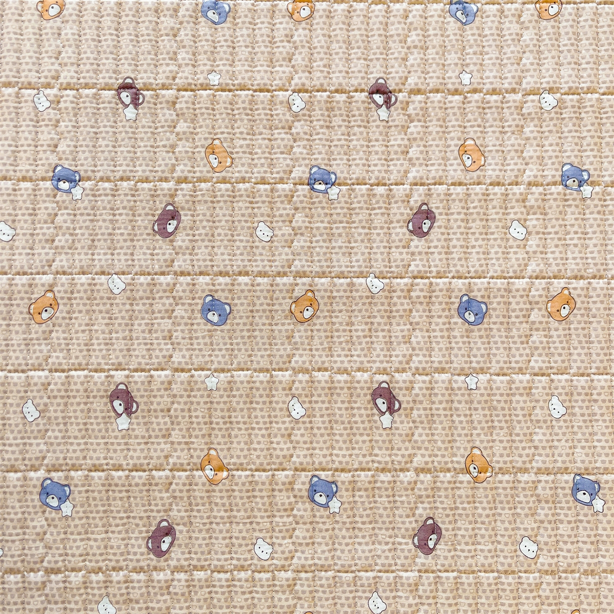 91家纺网 家纺一手货源 找家纺 恒爱家纺 2025新款学生季全棉宝宝绒双面款床护垫 梦幻熊