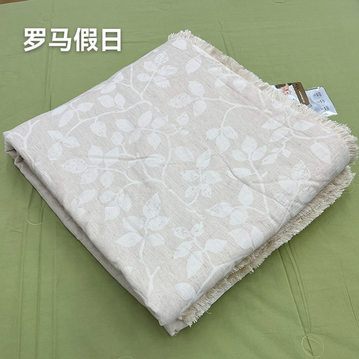 91家纺网 家纺一手货源 找家纺 （总）鲁爱家纺供货2025新款棉麻流苏款夏被（汇总）