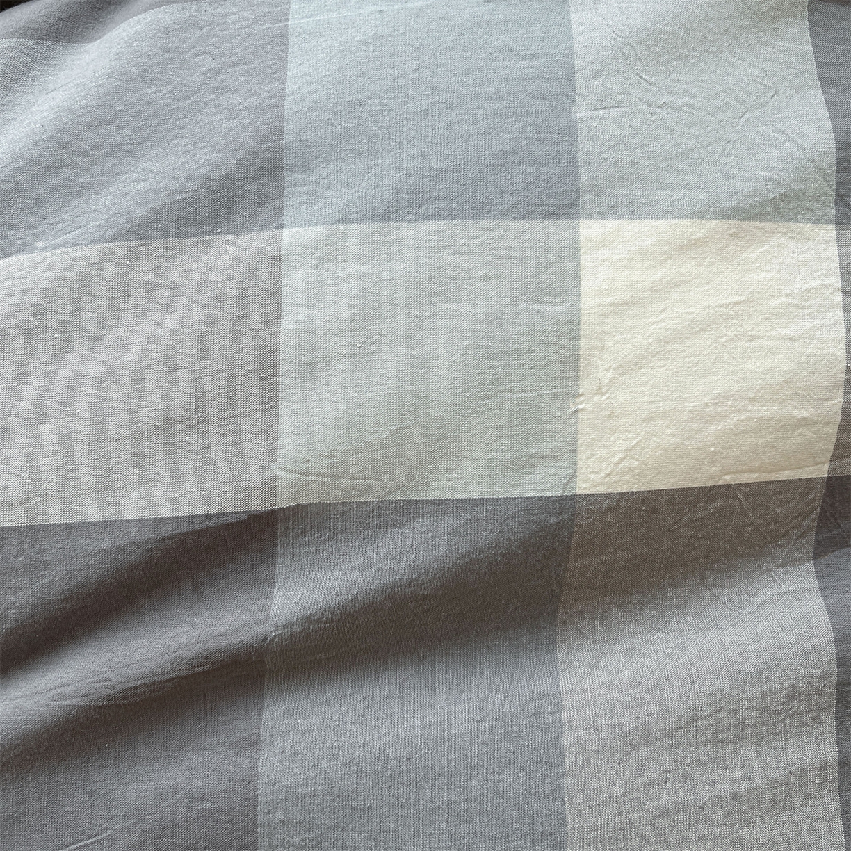 91家纺网 家纺一手货源 找家纺 （总）恒爱家纺 2025新款学生季全棉印花格子三件套