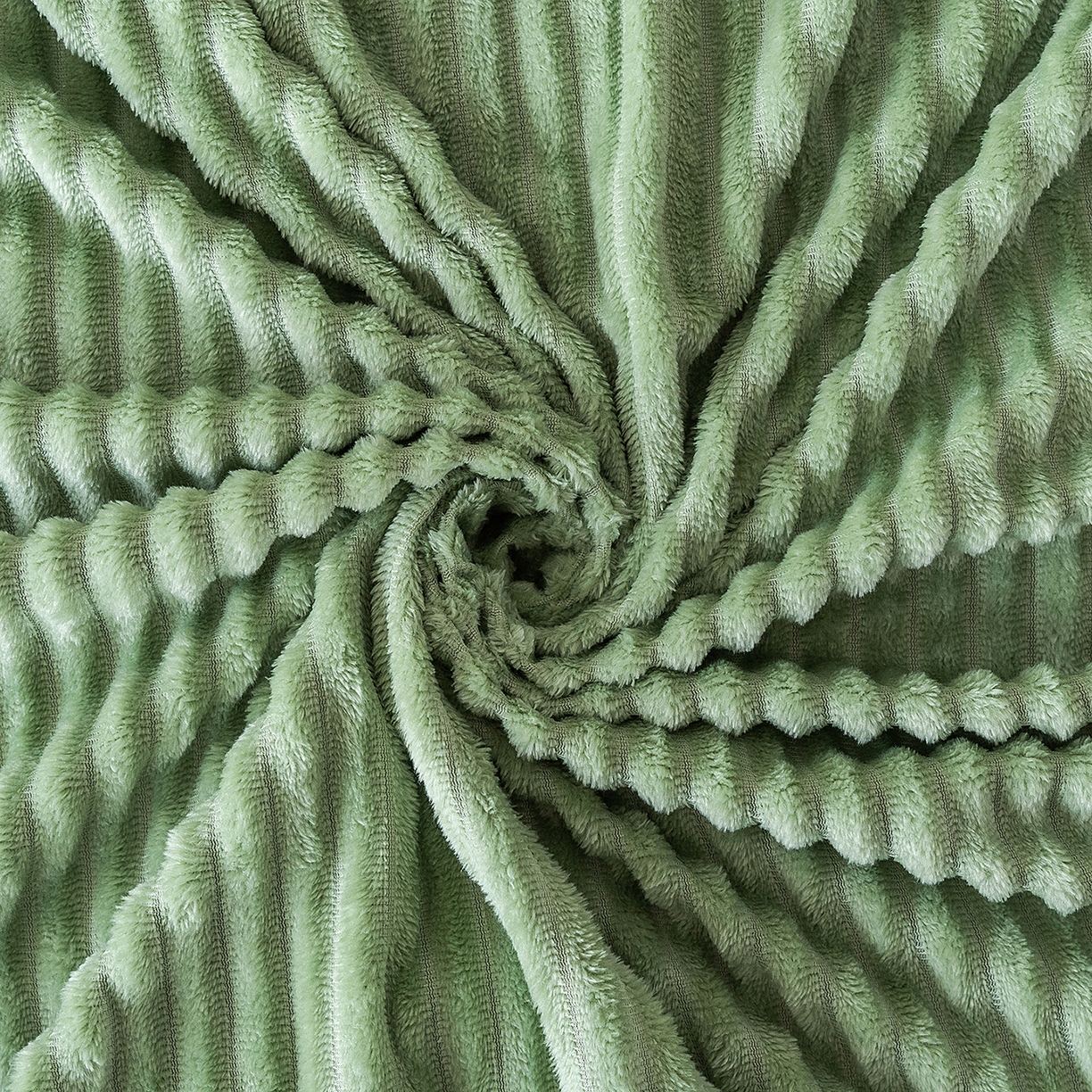 91家纺网 家纺一手货源 找家纺 （总）楼兰公主 2025新款小抽条纯色双面绒毛毯