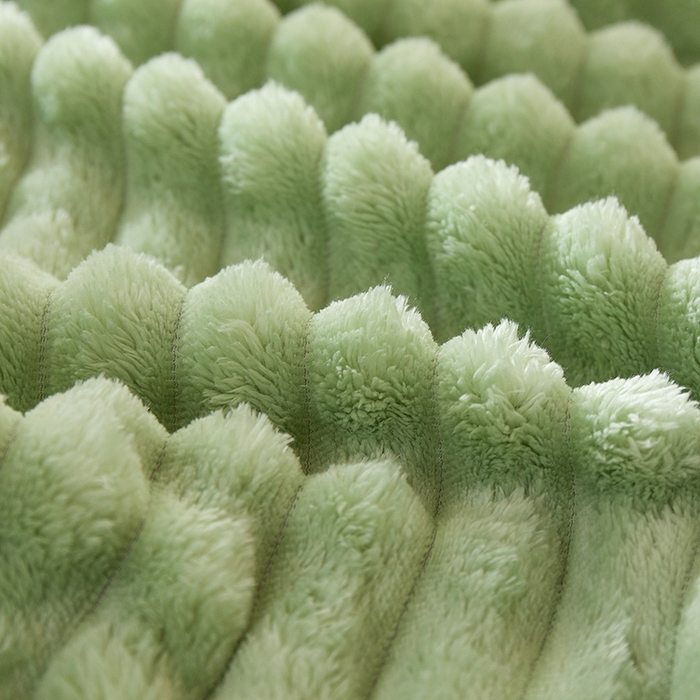 91家纺网 家纺一手货源 找家纺 （总）楼兰公主 2025新款A类兔兔绒多功能大抽条毛毯