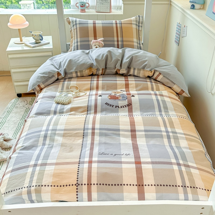 91家纺网 家纺一手货源 找家纺 （总）2025新款学生宿舍全棉三件套