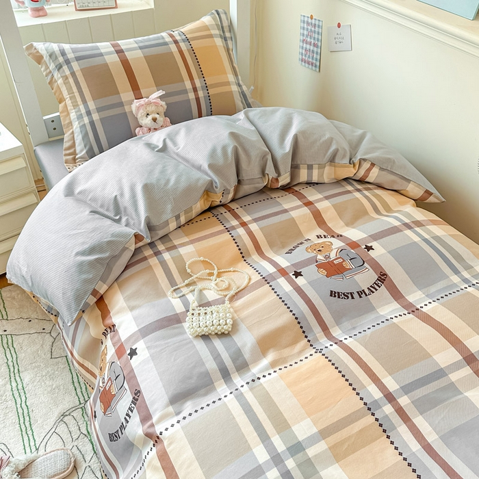 91家纺网 家纺一手货源 找家纺 （总）2025新款学生宿舍全棉三件套