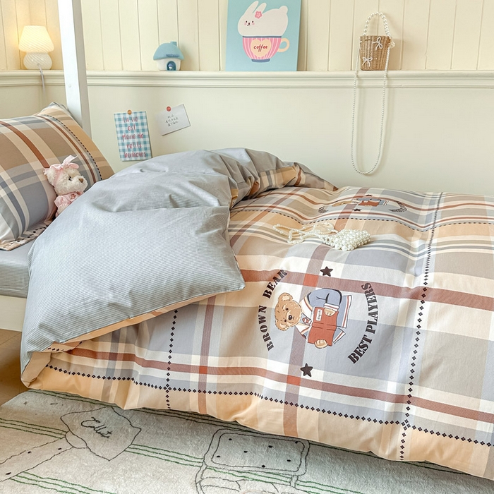 91家纺网 家纺一手货源 找家纺 （总）2025新款学生宿舍全棉三件套