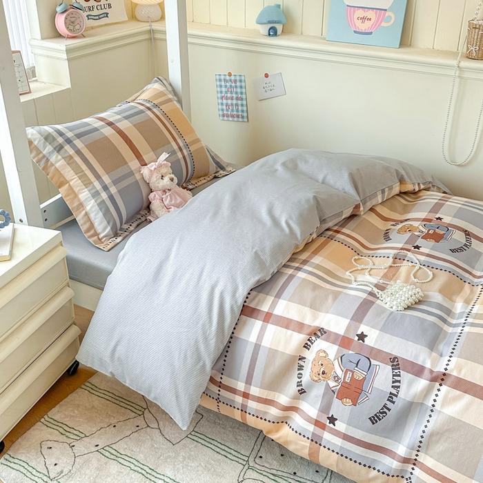 91家纺网 家纺一手货源 找家纺 （总）2025新款学生宿舍全棉三件套