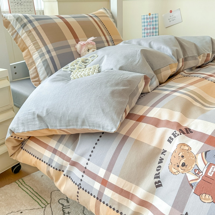 91家纺网 家纺一手货源 找家纺 （总）2025新款学生宿舍全棉三件套