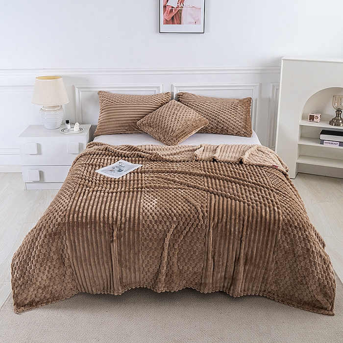 91家纺网 家纺一手货源 找家纺 （总）楼兰公主 2025新款金龟绒多功能毛毯