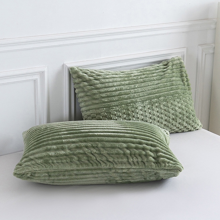 91家纺网 家纺一手货源 找家纺 楼兰公主 2025新款金龟绒多功能毛毯 金龟绒-茶绿