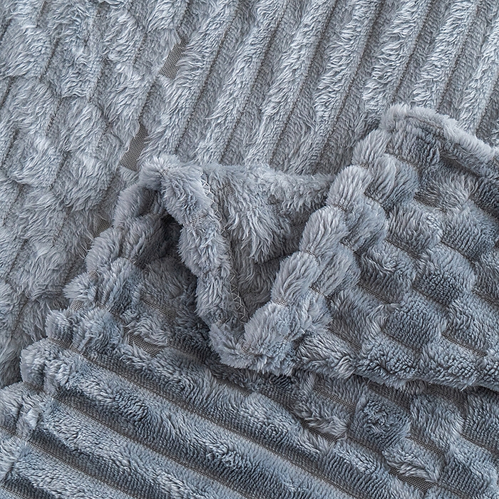 91家纺网 家纺一手货源 找家纺 楼兰公主 2025新款金龟绒多功能毛毯 金龟绒-湖蓝