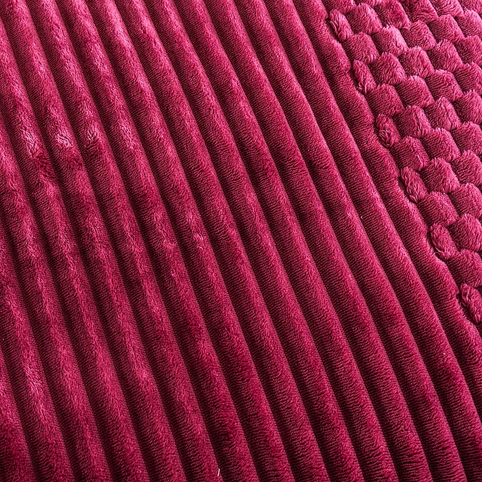 91家纺网 家纺一手货源 找家纺 楼兰公主 2025新款金龟绒多功能毛毯 金龟绒-酒红