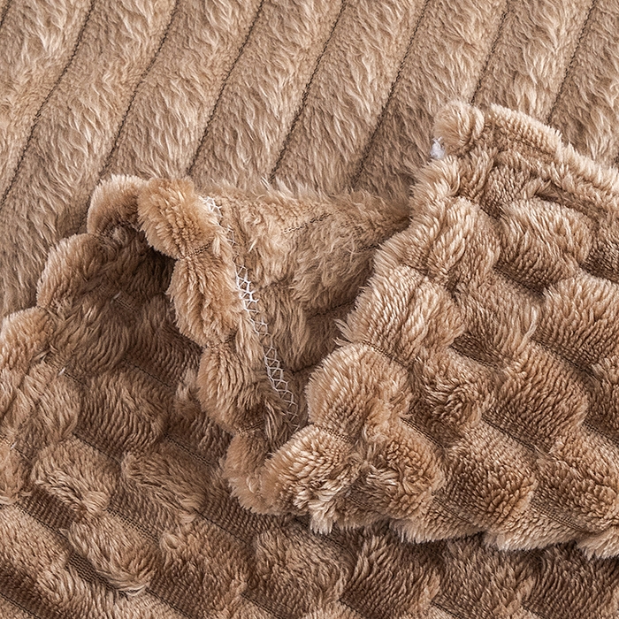91家纺网 家纺一手货源 找家纺 楼兰公主 2025新款金龟绒多功能毛毯 金龟绒-咖