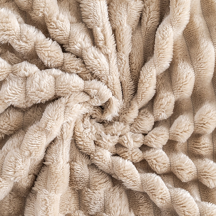 91家纺网 家纺一手货源 找家纺 楼兰公主 2025新款金龟绒多功能毛毯 金龟绒-卡其