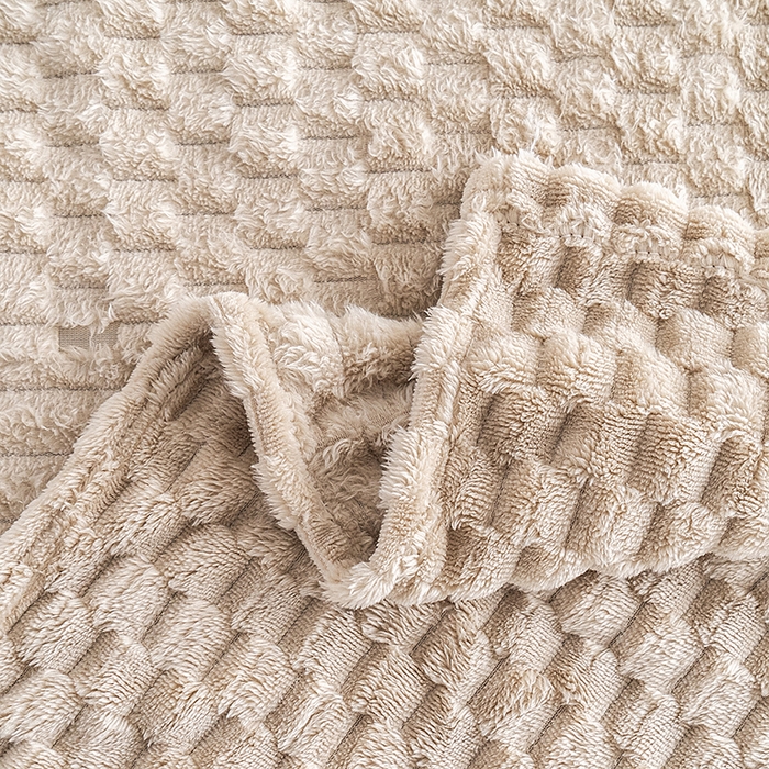 91家纺网 家纺一手货源 找家纺 楼兰公主 2025新款金龟绒多功能毛毯 金龟绒-卡其
