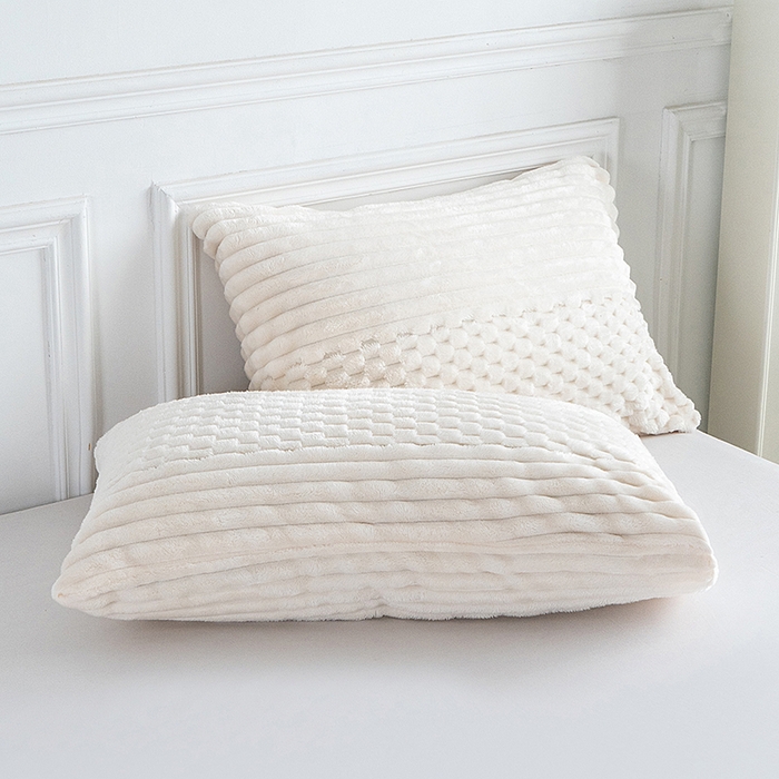 91家纺网 家纺一手货源 找家纺 楼兰公主 2025新款金龟绒多功能毛毯 金龟绒-米白