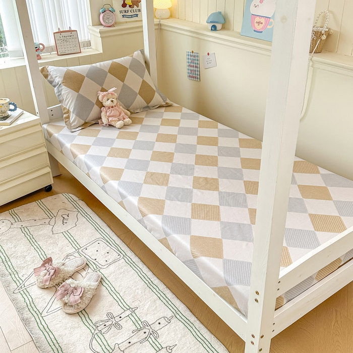 91家纺网 家纺一手货源 找家纺 2025新款学生宿舍全棉三件套 瑞吉斯