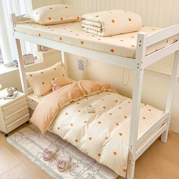 2025新款学生宿舍全棉三件套 甜桔