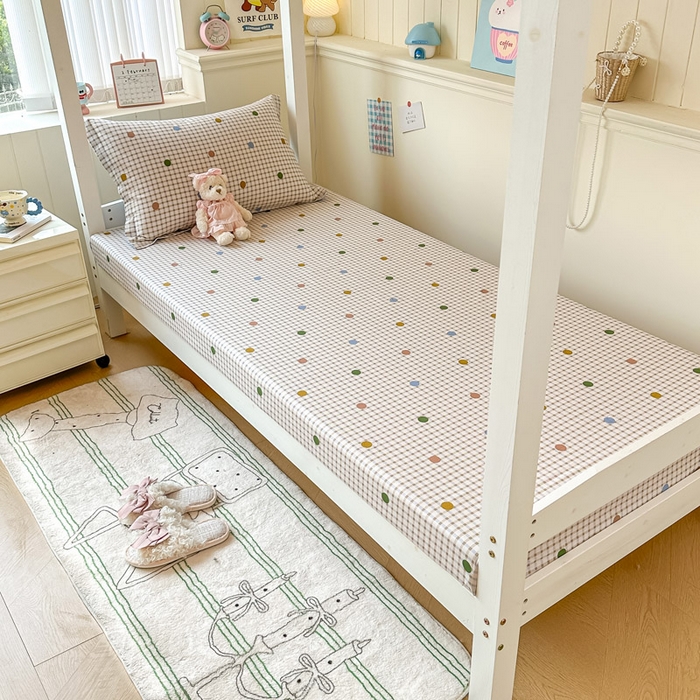 91家纺网 家纺一手货源 找家纺 2025新款学生宿舍全棉三件套 原点