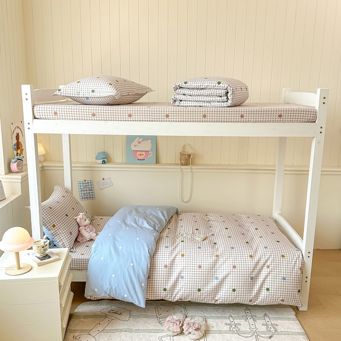 91家纺网 家纺一手货源 找家纺 2025新款学生宿舍全棉三件套 原点