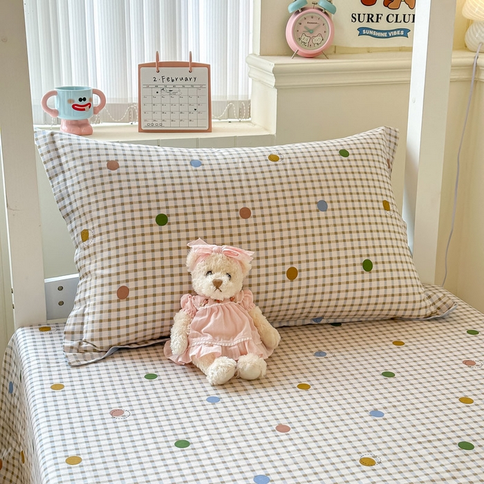 91家纺网 家纺一手货源 找家纺 2025新款学生宿舍全棉三件套 原点