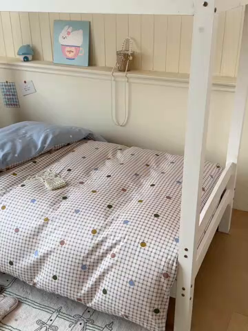 91家纺网 家纺一手货源 找家纺 2025新款学生宿舍全棉三件套 原点