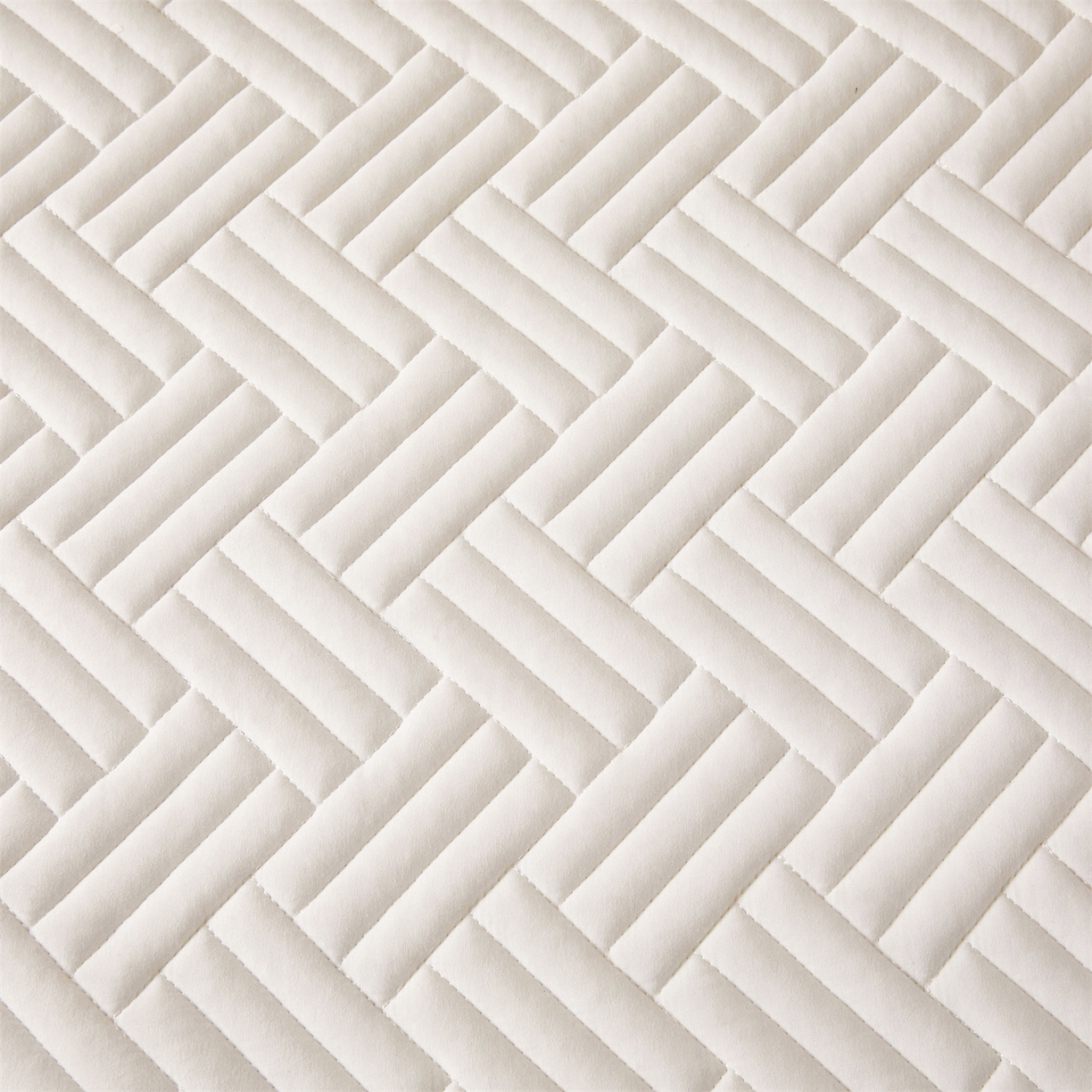 91家纺网 家纺一手货源 找家纺 雯豆家纺 2025新品四季款加厚床褥垫子床垫保护垫四季通用 摩登-月光白